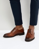 Selected Homme - Scarpe derby in pelle - Marrone