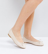 ASOS - LIBRA - Ballerine a pianta larga - Beige