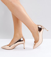 ASOS - SOULFUL - Scarpe a punta a pianta larga con tacco - Beige