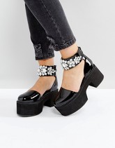 ASOS - OPIA - Scarpe decorate con tacco - Nero