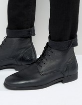 ASOS - Chukka di pelle nera - Nero