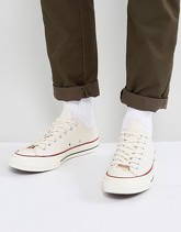 Converse - Chuck Taylor All Star '70 Ox 142338C - Scarpe da ginnastica di tela color pergamena - Bianco