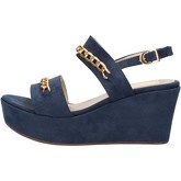 Sandali Olga Rubini scarpe donna sandali blu camoscio AF790