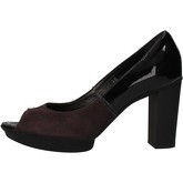 Scarpe Hogan scarpe donna decolte viola vernice camoscio AF926