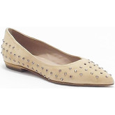 Ballerine Vic scarpe donna, modello 9080, ballerina in nabuk con borchie, Col