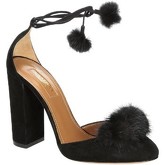Scarpe Aquazzura Sandalo tacco alto in pelle Scamosciato