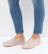 ASOS - DIANNA - Scarpe da ginnastica senza lacci a pianta larga - Beige