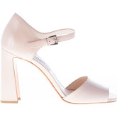 Sandali Prada Sandalo in vernice BEIGE chiuso dietro con cinturino alla cavigl