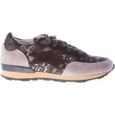 Scarpe Ishikawa Sneaker in camoscio GRIGIO con pizzo nero