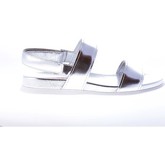 Sandali Prada Sandalo chiusura a strappo in pelle ARGENTO. Tacco 3 cm