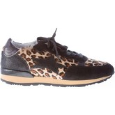 Scarpe Ishikawa Sneaker in camoscio NERO più cavallino maculato