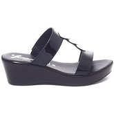 Pantofole Susimoda scarpa donna, pantofola 165543, vernice nero E7102