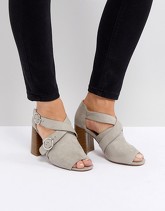 ASOS - TORWOOD - Sandali con tacco - Grigio