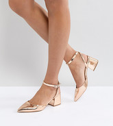 ASOS SCARLETTE - Scarpe con tacco medio - Oro