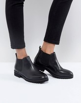 ASOS ANALISE - Stivaletti Chelsea di pelle - Nero