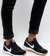 Nike - Internationalist - Sneakers nere e bianche in nylon - Nero