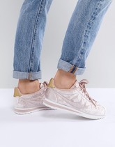 Nike - Cortez - Sneakers in velluto rosa - Rosa