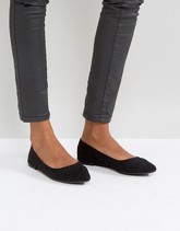 Qupid - Ballerine con punta piatta - Nero