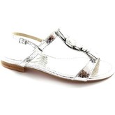 Sandali Café Noir GC939 argento grigio sandali donna perle