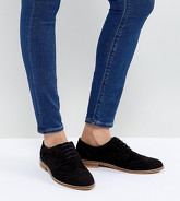 ASOS - MOJITO - Scarpe stringate in camoscio - Nero