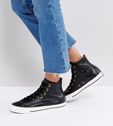 Converse Chuck Taylor - Scarpe da ginnastica alte con interno in pelliccia sintetica - Multicolore