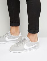 Nike - Classic Cortez 807472-010 - Scarpe da ginnastica in nylon grigie - Grigio