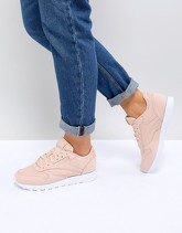 Reebok Classic - Scarpe da ginnastica in nabuk rosa - Rosa