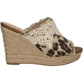 Sandali Guess FLKLE2 FAP19 Sandalo zeppa Donna Beige