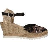 Scarpe Espadrillas Keys 5353 Sandalo zeppa Donna Nero