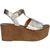Sandali Janet Janet 39207 Sandalo zeppa Donna Argento