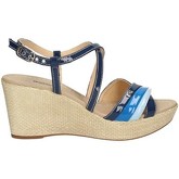 Sandali Nero Giardini P717616D Sandalo zeppa Donna Blu