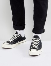 Converse Chuck Taylor - All Star '70 Ox 144757C - Scarpe da ginnastica nere di tela - Nero