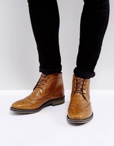 New Look - Stivaletti brogue cuoio - Cuoio