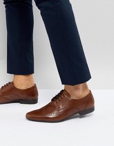 Pier One - Scarpe brogue in pelle marrone - Marrone