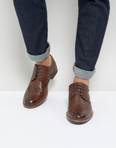Silver Street - Scarpe brogue eleganti in pelle marrone - Marrone