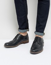 Silver Street - Scarpe brogue eleganti in pelle nera - Nero