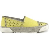 Scarpe Espadrillas Café Noir Slip-on Cafè Noir EH920 in camoscio e strass giallo