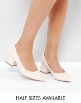 ASOS - SIMPLY - Scarpe con tacco medio largo - Beige