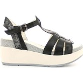 Sandali Lumberjack SW27006 001 P33 Sandalo zeppa Donna Nero