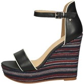 Sandali Tommy Hilfiger FW0FW01043 Sandalo Zeppa Donna Blu Bianco
