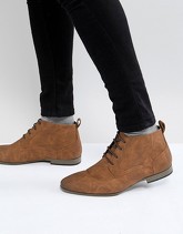 New Look - Desert boots color cuoio traforati - Cuoio