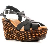 Sandali Keys 5156 Sandalo zeppa Donna Nero