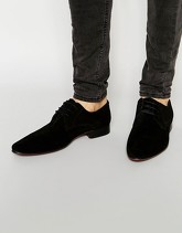 ASOS - Scarpe derby nere scamosciate - Nero