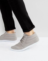 ASOS - Chukka in tela grigia - Grigio