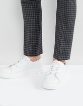 Dr Martens - Dante - Scarpe da ginnastica in pelle - Bianco