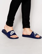 Nike Benassi JDI - Slider blu navy 343880-403 - Blu