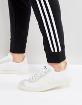 adidas Originals - Gazelle Primeknit BZ0005 - Scarpe da ginnastica bianche - Bianco