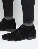 ASOS - Chukka in camoscio sintetico nere - Nero