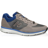 Scarpe Hogan Sneakers in camoscio con inserti in tessuto tecnico