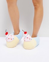 Loungeable - Pantofole cupcake - Multicolore